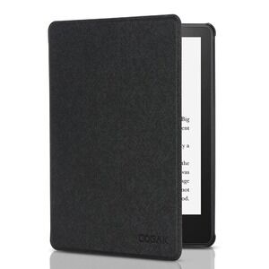 COBAK Kindle Paperwhite Case 6.8" Premium Leather Cover‎ Auto Wake Sleep Black